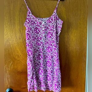 Purple sundress with adjustable straps